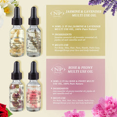 NP NATURES PHILOSOPHY bottle with euro dropper enables precise application and hydration