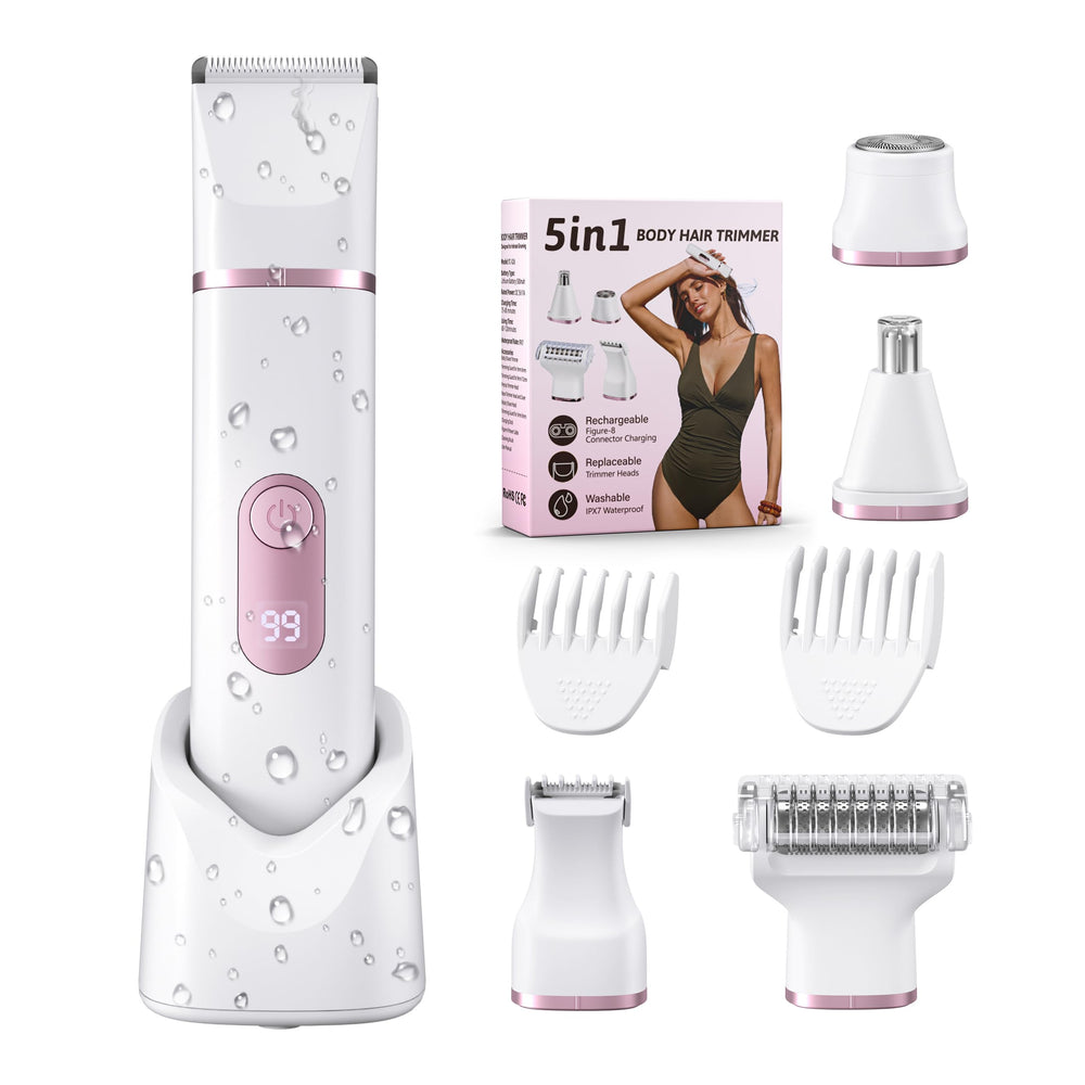 NPYXBR 5-in-1 face trimmer attachment for precise facial grooming and smooth skin.