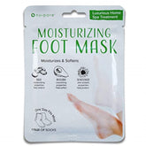 Nu-pore Moisturizing Socks pack ready for foot hydration and dry skin relief.