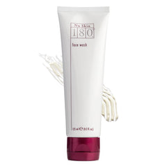 Nu Skin 180° Face Wash bottle close-up for daily cleansing.