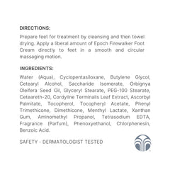 Epoch Firewalker shows ti leaf and babassu oil blend for botanical nourishment
