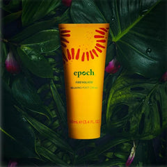 Label on Epoch Firewalker indicating dermatologist-tested safety
