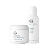 Nu Skin Face Lift with Activator original bottle pouring to indicate lift