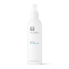Nu Skin NaPCA Moisture Mist bottle front for easy daily hydration