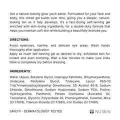 Nu Skin Sunright Insta Glow Self Tanner Gel on face application for gentle glow