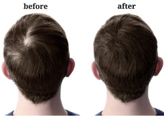 NuBeauti dark brown shade blends true color for realistic gray coverage and texture.