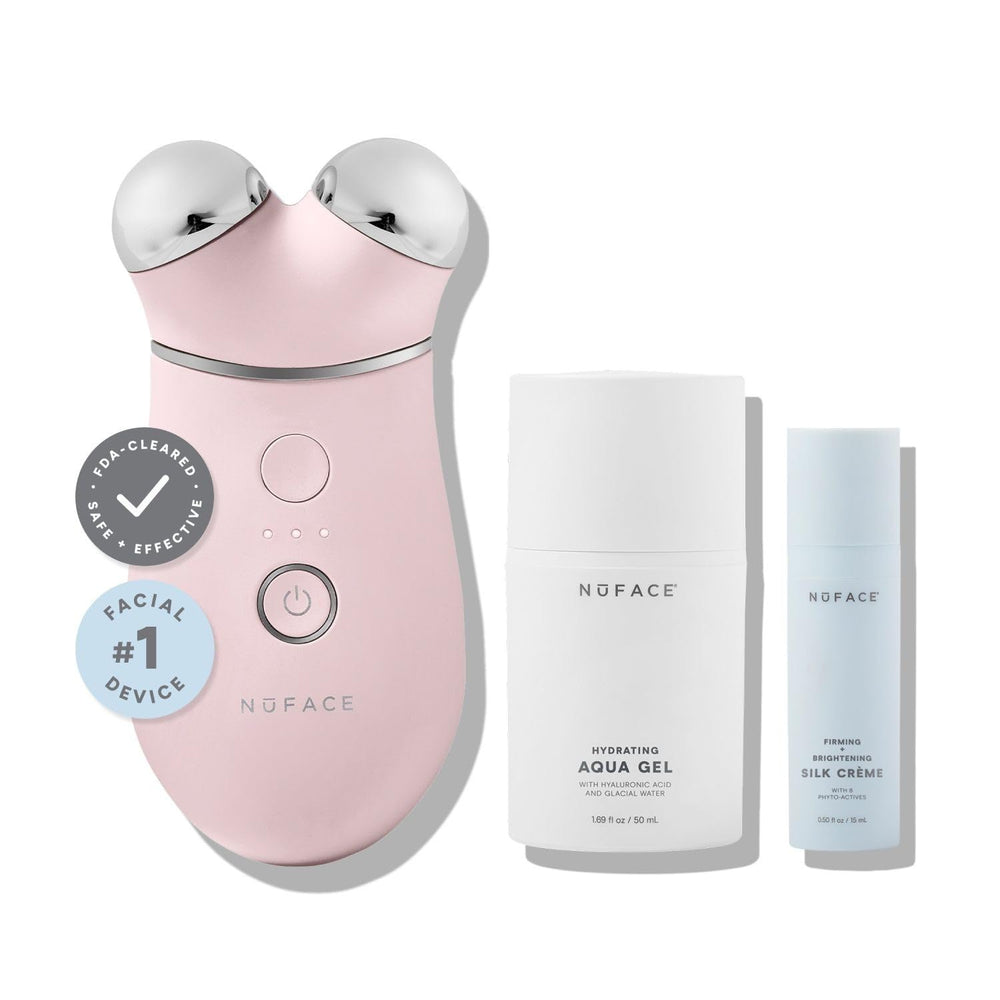 NuFACE Trinity+ device top view for at home facial toning