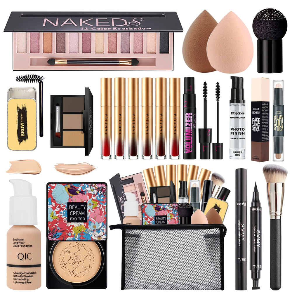 NUIBO all-in-one makeup kit eye shadow palette offers versatile color range for day-to-night looks