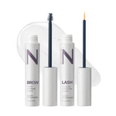 NULASTIN eyelash serum bottle close-up for conditioning lashes and a glossy finish.