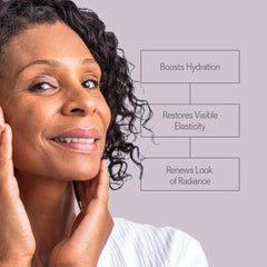 NULASTIN moisturizer texture swatch showing creamy, quick-absorbing hydration for daily use.