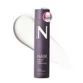 NULASTIN Vibrant Scalp Conditioner bottle pour for quick daily use and volumized feel.