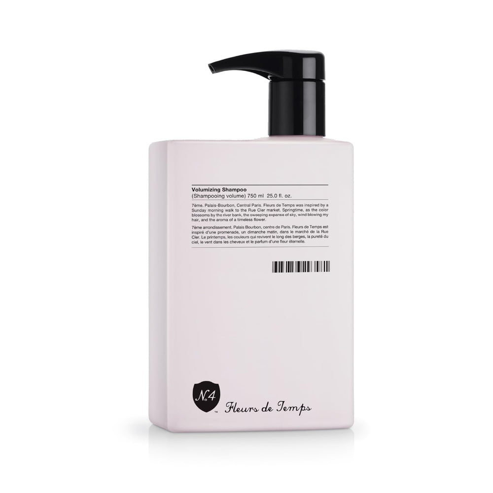 Number 4 Hair Shampoo volumizing bottle boosts fullness for daily care.