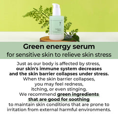 numbuzin No.7 serum ingredients featuring noni extract for gentle soothing