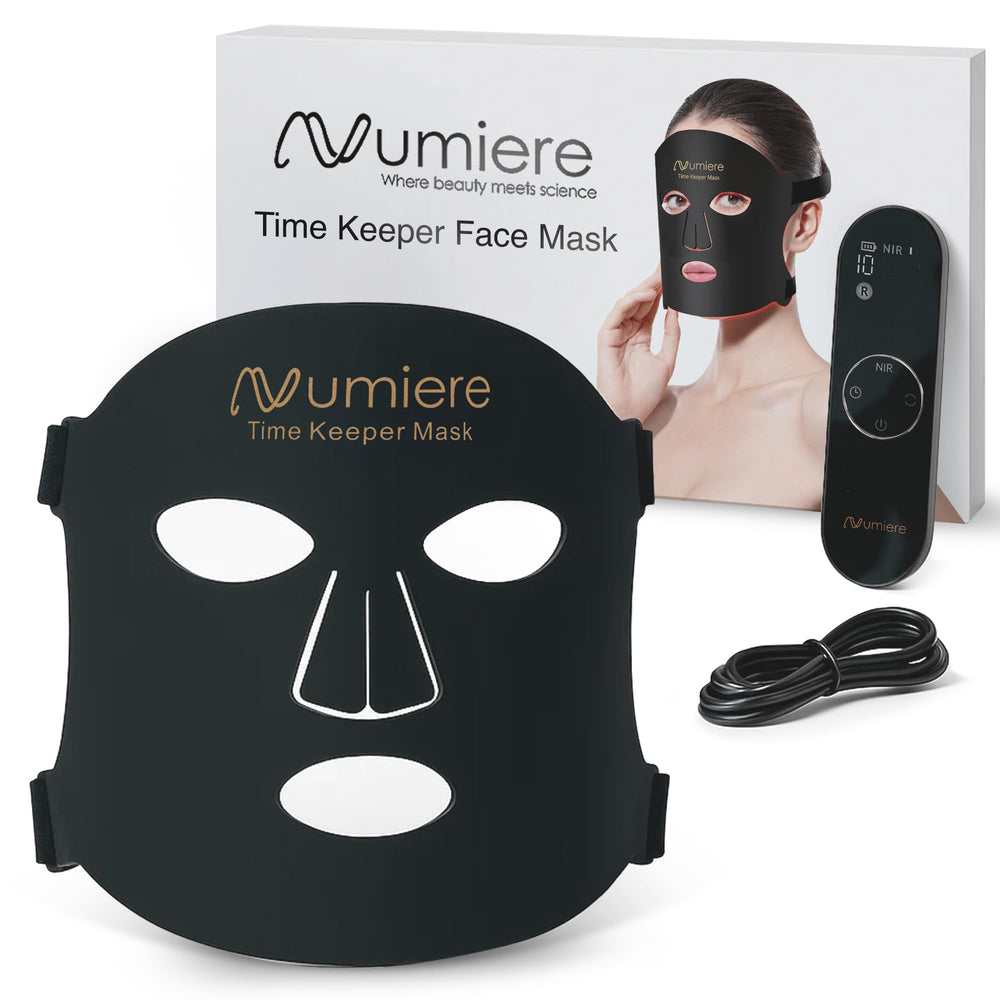 Numiure Time Keeper LED Face Mask outer shot for at-home radiant skin sessions