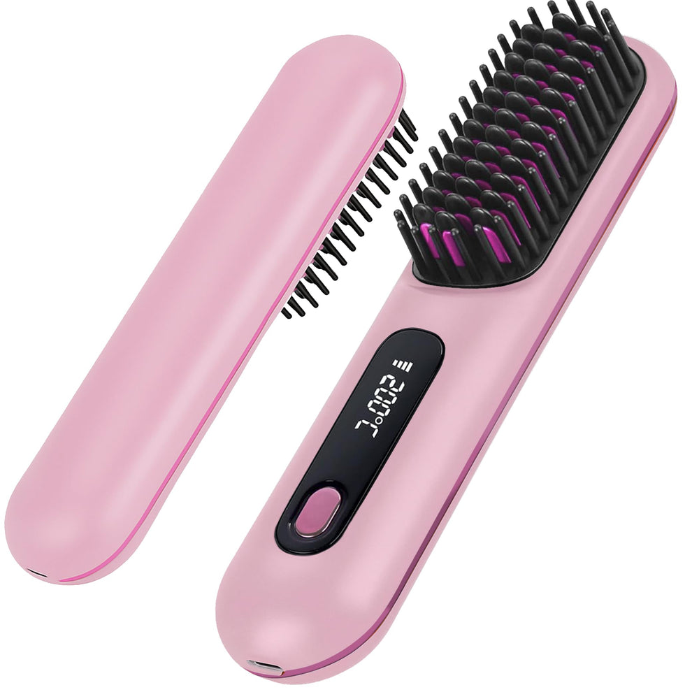 NUMOYA Go Brush Pro cordless design enables on-the-go styling.