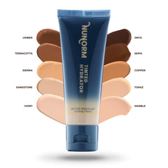 NuNorm waterburst texture application highlights refreshing cooling feel during use.