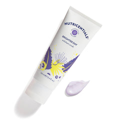 Nu Skin Brighter Day Exfoliant Scrub bioadaptive botanicals visual on skin shows adaptive care.