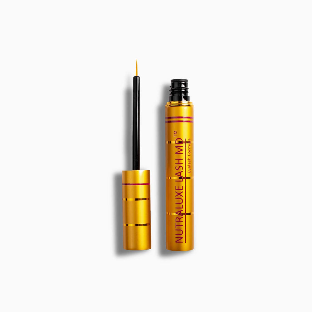 NutraLuxe Md Lash Enhancer bottle ready for daily lash care and repair