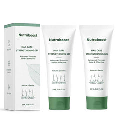 Nutraboost natural nail care gel bottle highlights compact 20ml packaging for daily moisture
