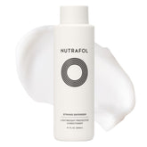 Nutrafol Strand Defender Conditioner bottle front highlights color-safe thinning hair support.