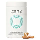 Nutrafol Women's Balance bottle front view for thicker hair