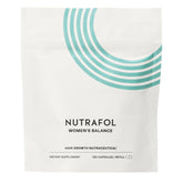 Nutrafol Women’s Balance refill pouch supports fuller-looking hair.