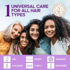 NutraHarmony Hydrating Hair Serum salon-finish look with lightweight conditioning.