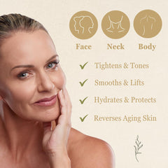 NutraVive Crepe Repair Cream texture close-up; rich blend for moisturized skin.