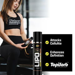 Nutrex Lipo-6 Defining Gel on arms area supports tightening and hydration