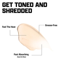 Nutrex Lipo-6 Defining Gel on legs shows improved texture and smoother appearance