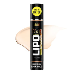 Nutrex Lipo-6 Defining Gel on stomach area for firmer, smoother skin