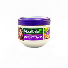 nutribela15 enzymotherapy heat protector bottle protects hair during heat styling