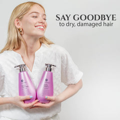 Nuva Botanicals Tea Tree Rosemary Conditioner bottle for smooth, shiny hair