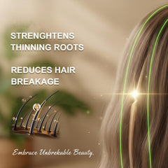 Nuvara Root Revival Shampoo hair texture close-up reveals smoother, resilient strands.