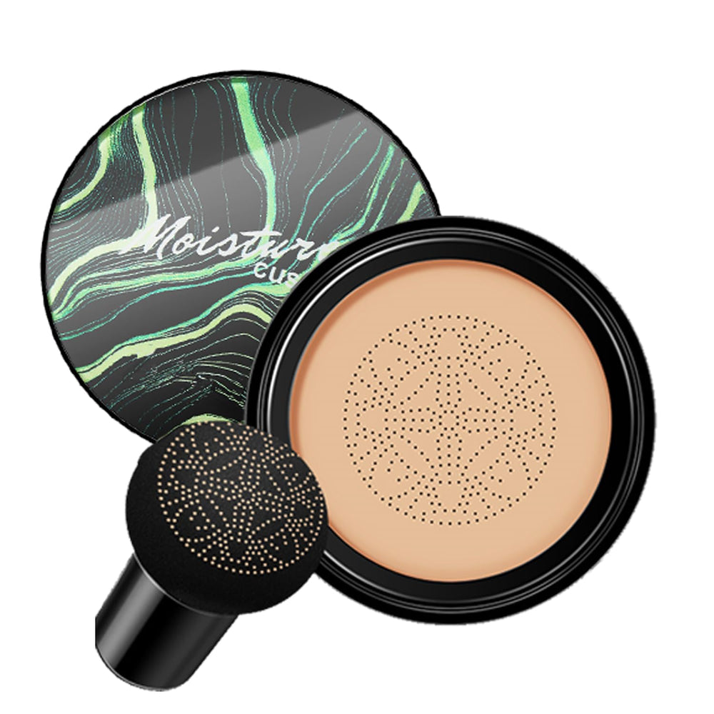 Nvyue air cushion CC cream mushroom-head compact for natural glow and day-long coverage.