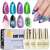 NXJ INFILILA Passionate Red cat-eye gel polish with magnetic shift for salon-grade shine.