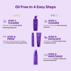 NXN Oil Control Moisturizer balances hydration for a matte finish
