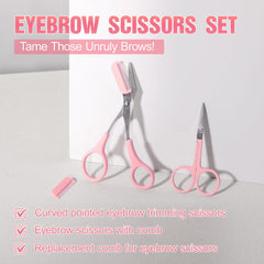 NXPPYY curved eyebrow trimmer for smooth, precise edge lines.