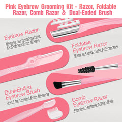 NXPPYY eyebrow scissors with comb for safe trimming and even brow length.