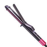 Nycoba curling iron with blush pink housing for easy daily styling.