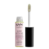 NYX Bare With Me Cannabis Sativa Seed Oil lip conditioner gloss applies smoothly for hydrating lip care