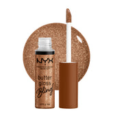 NYX Butter Gloss Bling packaging with a doe-foot wand for precise application.
