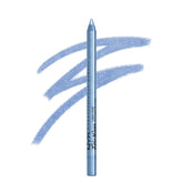 NYX Epic Wear Liner Stick Chill Blue swatch shows bold waterproof color