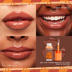 NYX high pigment lip gloss collection shades on color cards