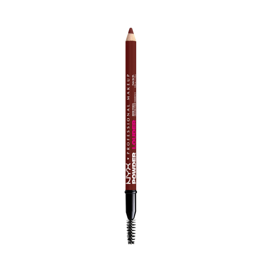 NYX Powder Louder Brow Pencil creates a full shape with natural hair-like strokes.