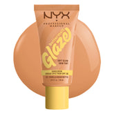 NYX Buttermelt Glaze texture close-up shows creamy glazed finish.