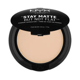 NYX Stay Matte powder compact close-up for a natural matte finish