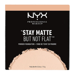 NYX Stay Matte powder sponge application for fuller coverage when dampened