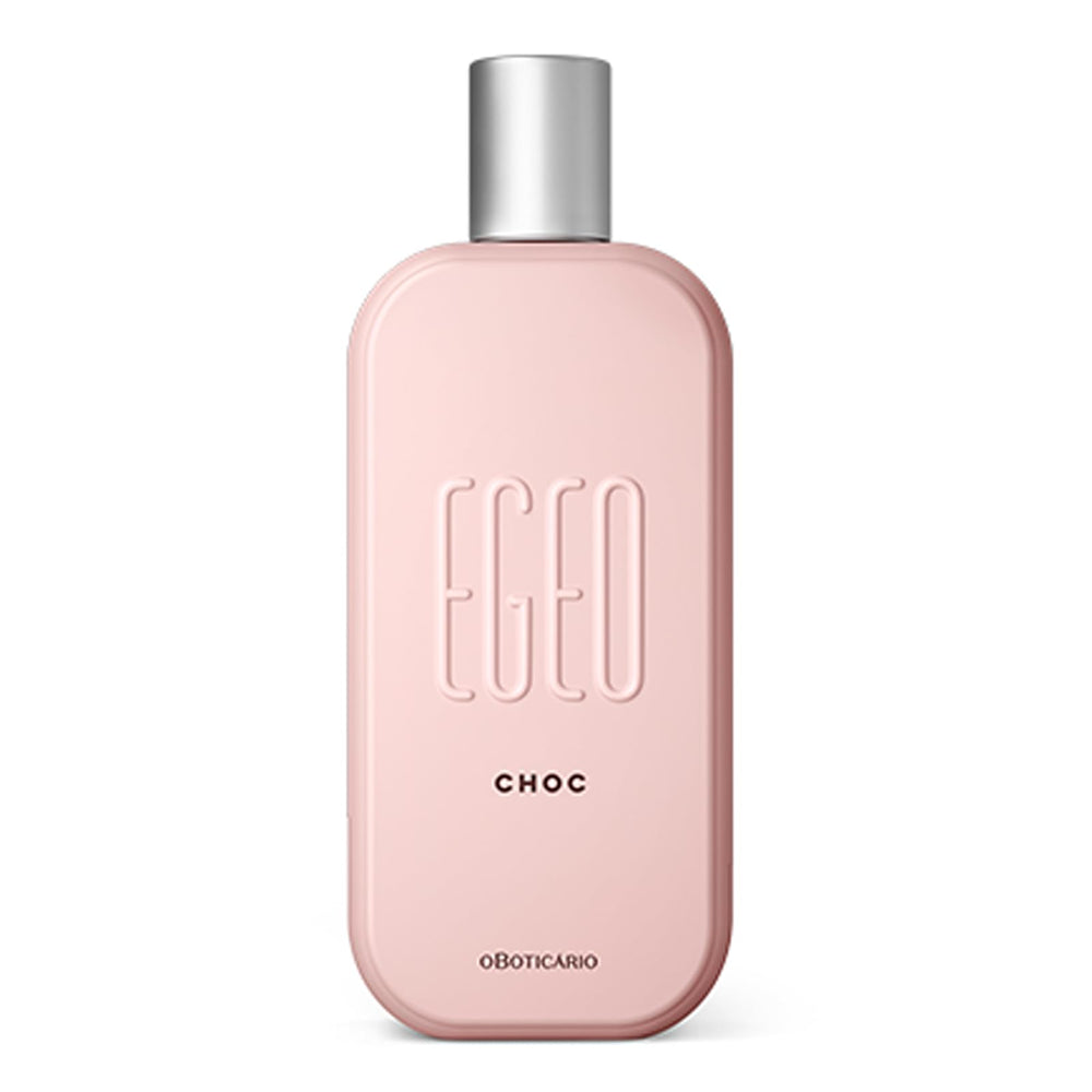 O BOTICARIO Egeo choc bottle front shows premium design and inviting gourmand balance.