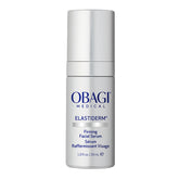 Obagi ELASTIderm serum bottle close-up highlighting firming action.